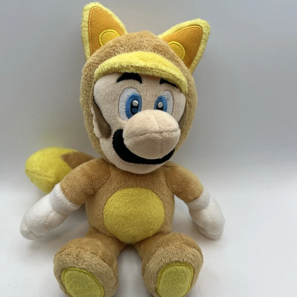 Super Mario Plush Lot of 6 Sanei Nintendo Boo Tanooki Cat Luigi Boom Boom Nabbit